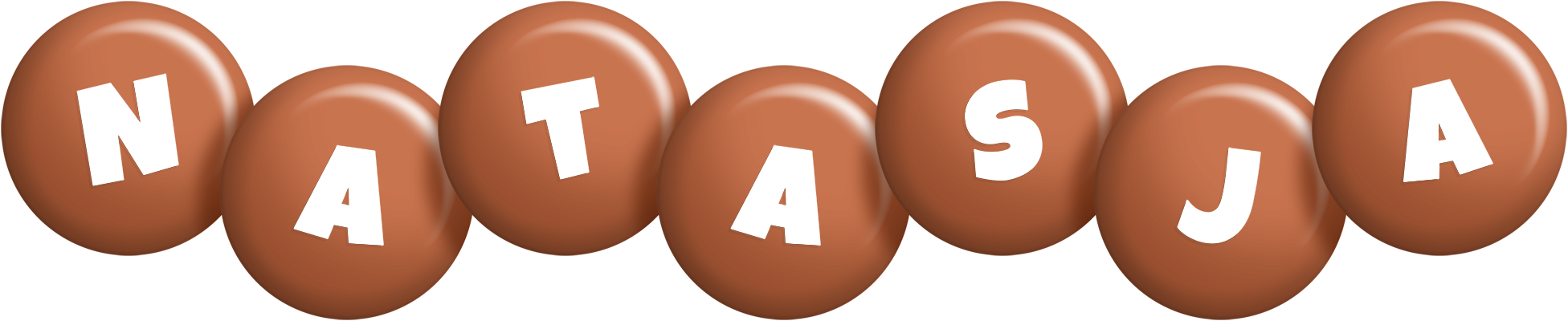 Natasja candy-brown logo