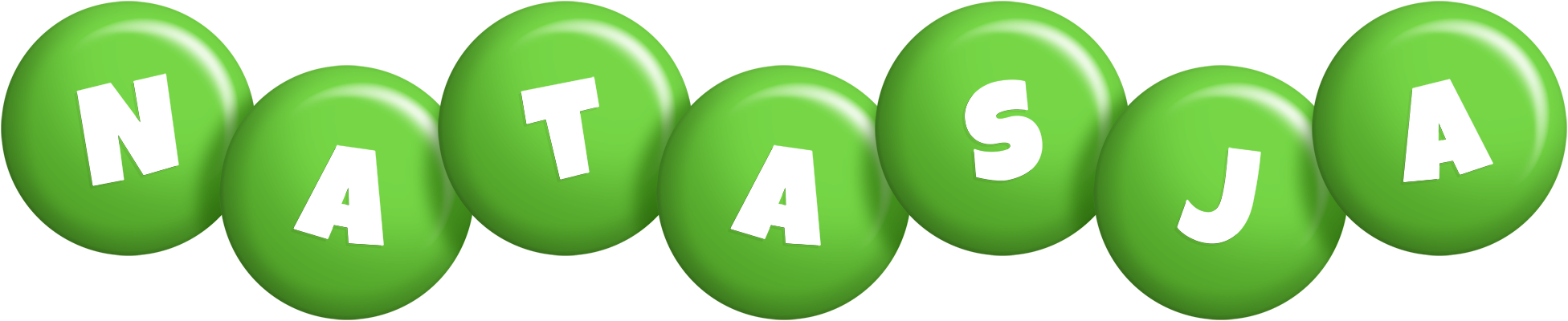 Natasja candy-green logo