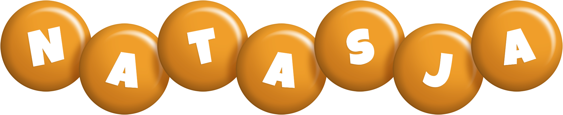 Natasja candy-orange logo
