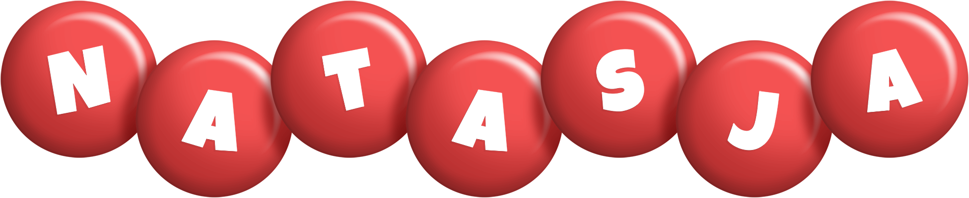 Natasja candy-red logo
