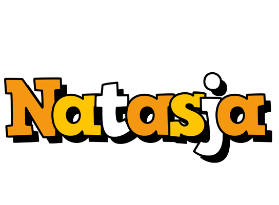 Natasja cartoon logo