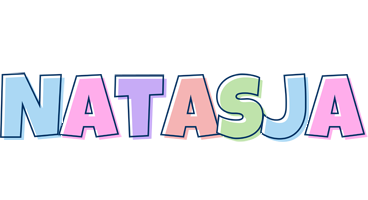 Natasja pastel logo