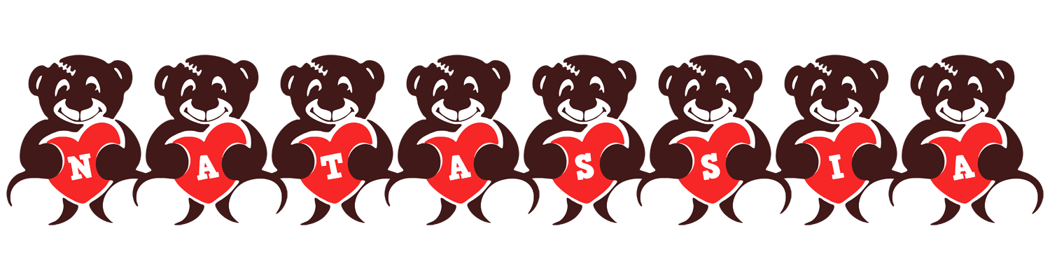 Natassia bear logo