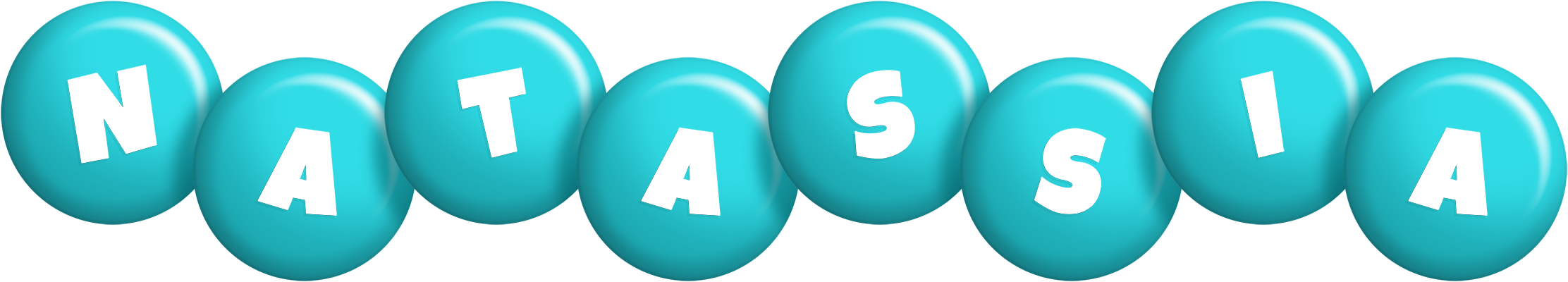 Natassia candy-azur logo