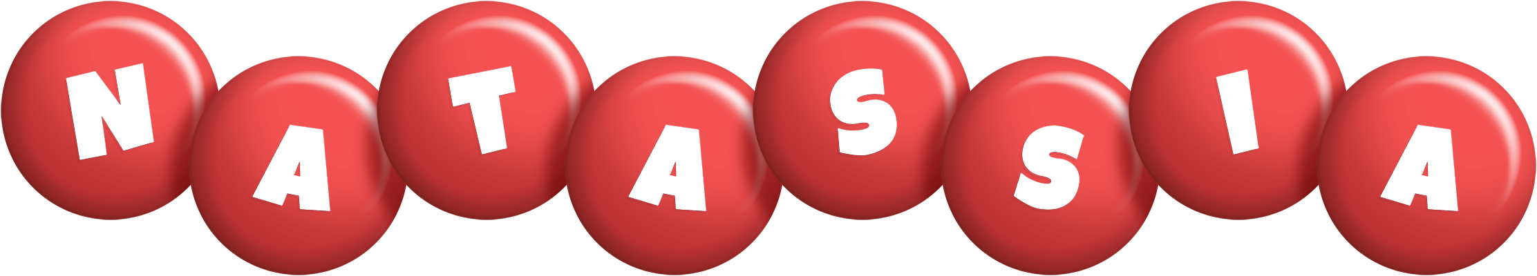 Natassia candy-red logo