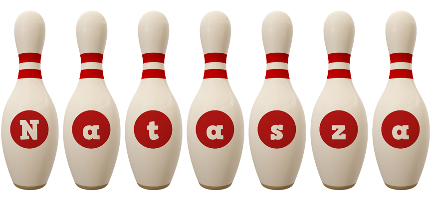 Natasza bowling-pin logo