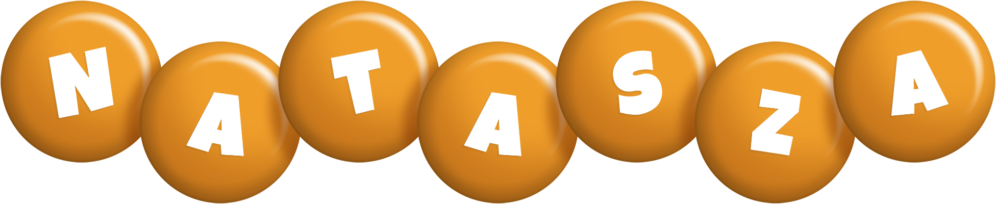 Natasza candy-orange logo