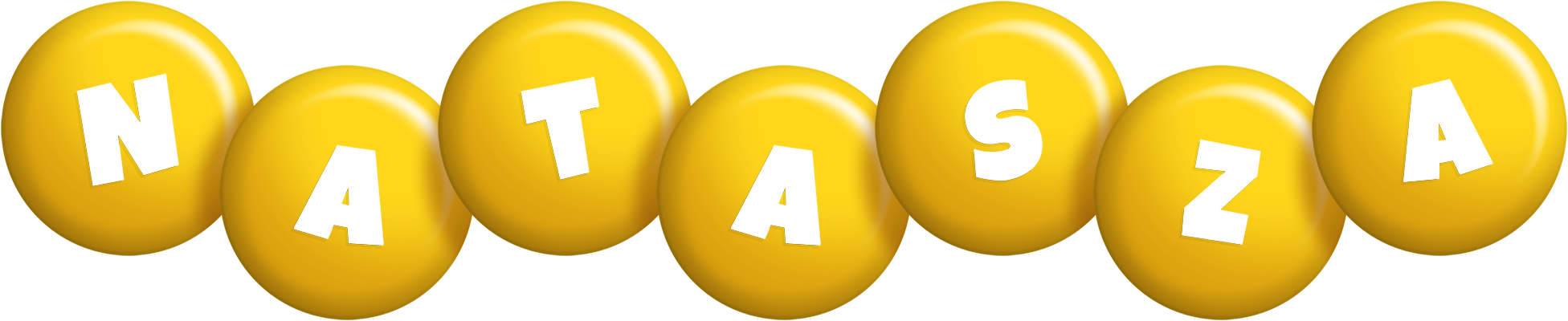 Natasza candy-yellow logo