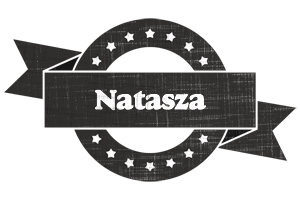 Natasza grunge logo