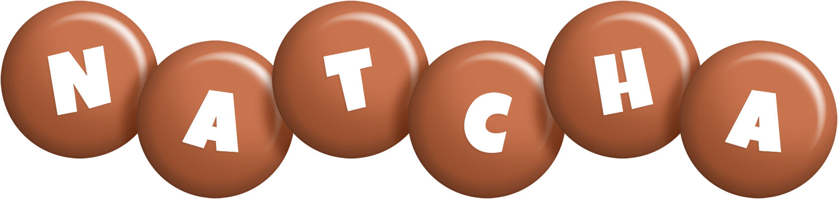 Natcha candy-brown logo