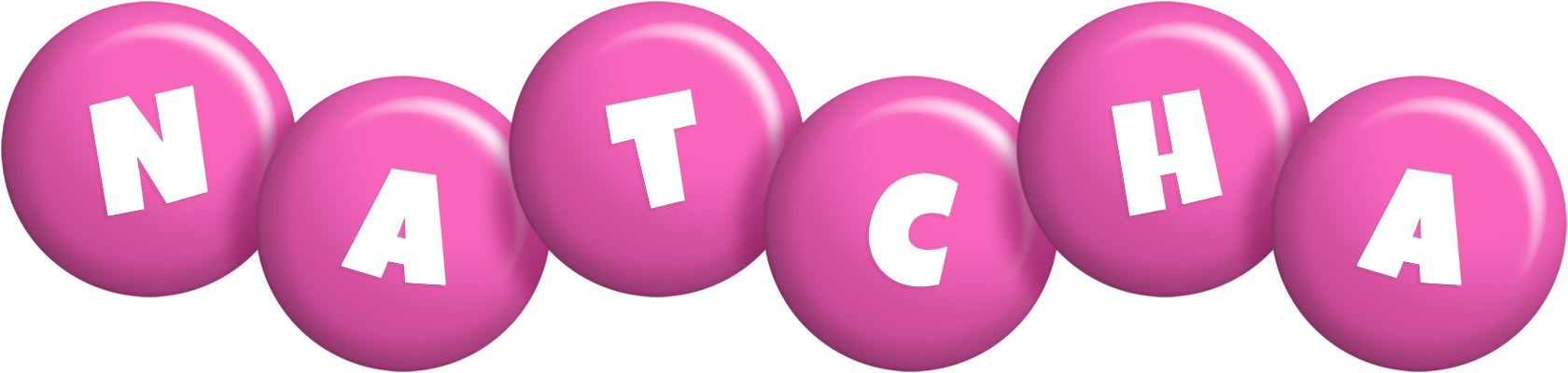 Natcha candy-pink logo