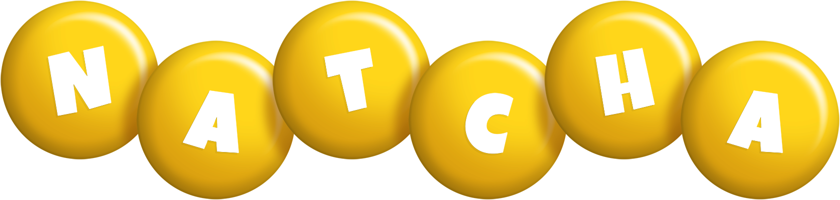 Natcha candy-yellow logo