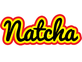 Natcha flaming logo