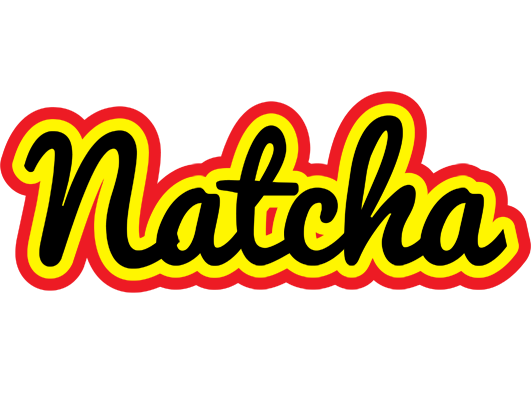Natcha flaming logo