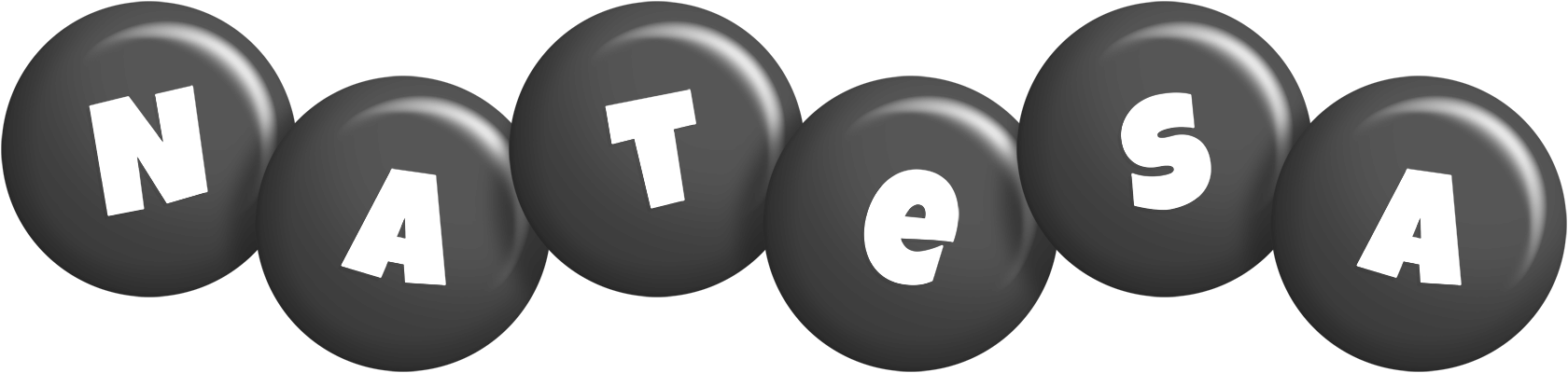Natesa candy-black logo