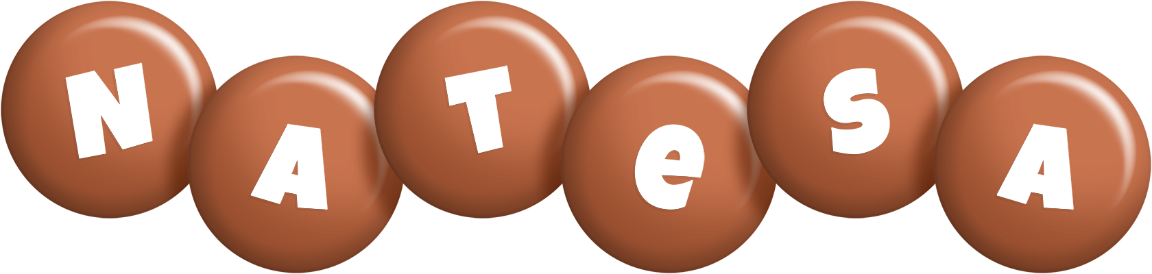 Natesa candy-brown logo