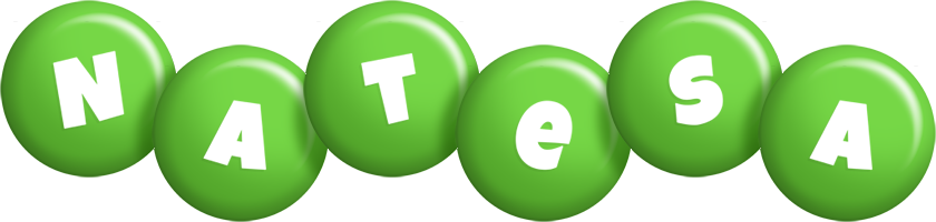 Natesa candy-green logo