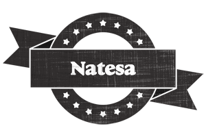Natesa grunge logo