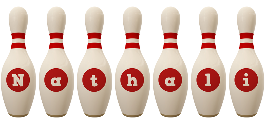 Nathali bowling-pin logo
