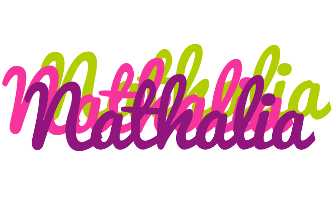 Nathalia flowers logo