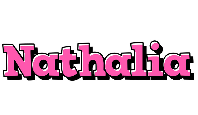 Nathalia girlish logo