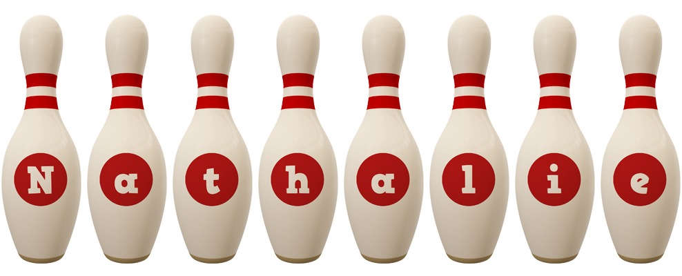 Nathalie bowling-pin logo