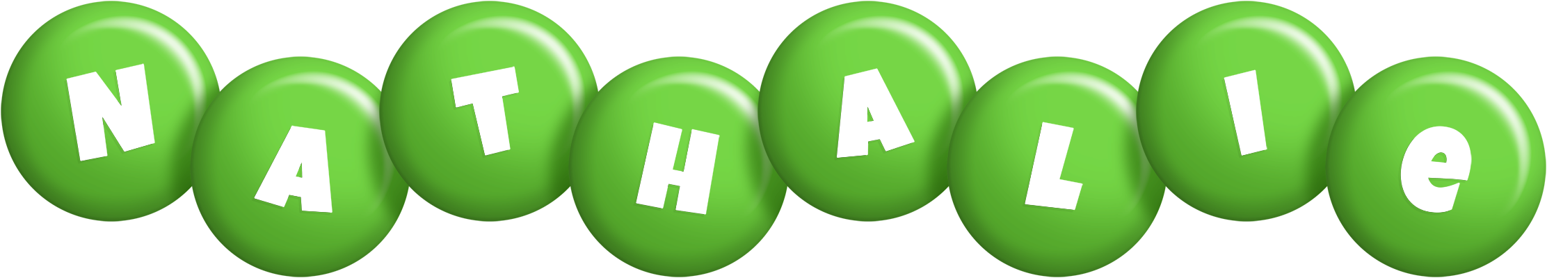 Nathalie candy-green logo