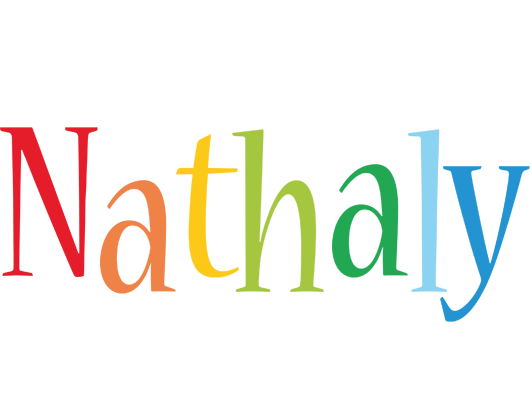 Nathaly birthday logo