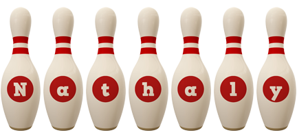 Nathaly bowling-pin logo