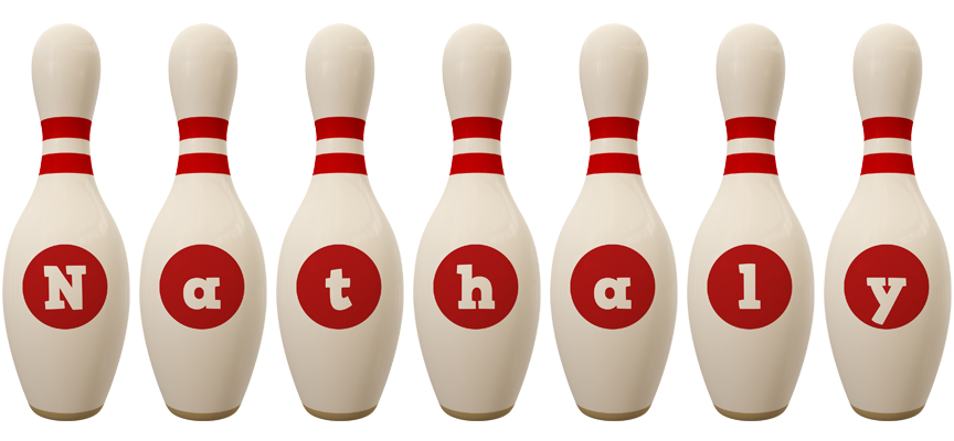 Nathaly bowling-pin logo