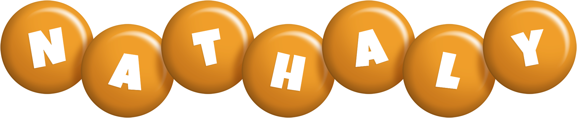 Nathaly candy-orange logo