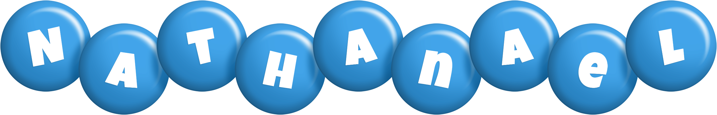 Nathanael candy-blue logo