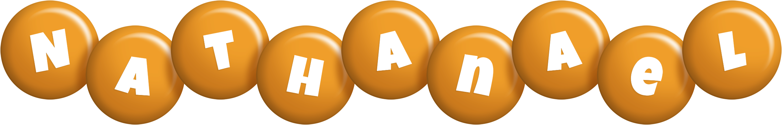Nathanael candy-orange logo