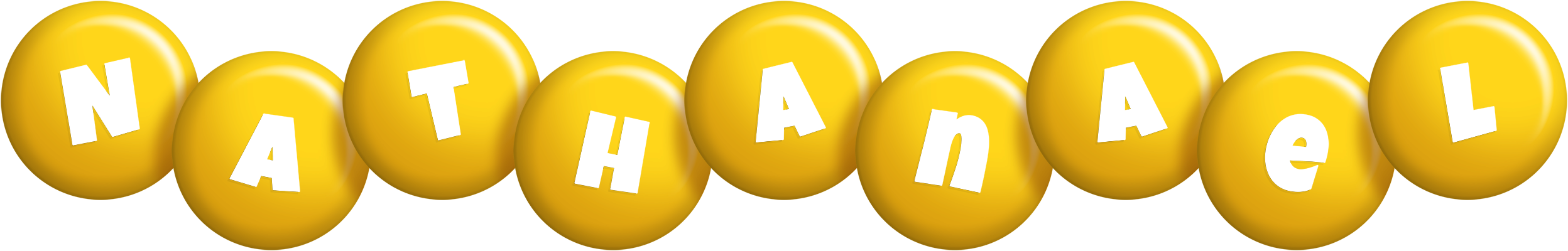 Nathanael candy-yellow logo