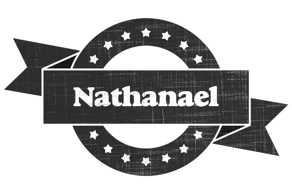 Nathanael grunge logo