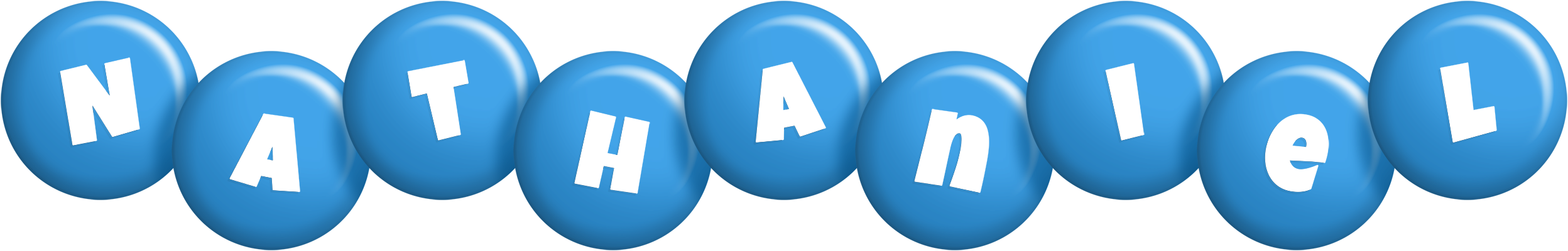 Nathaniel candy-blue logo
