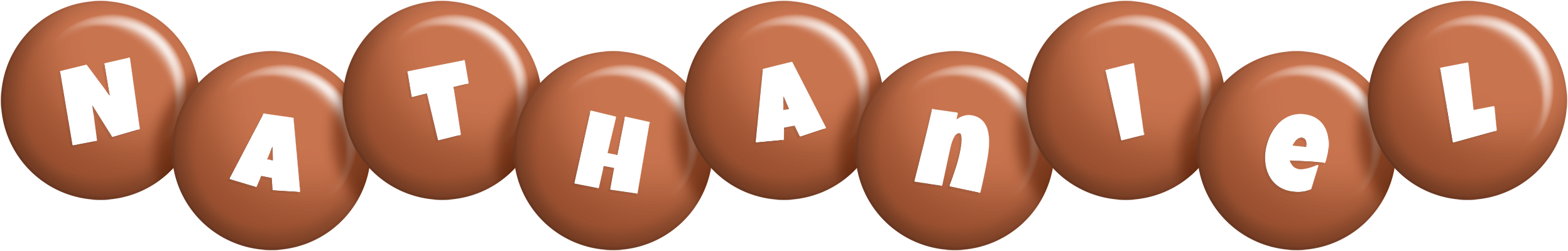 Nathaniel candy-brown logo