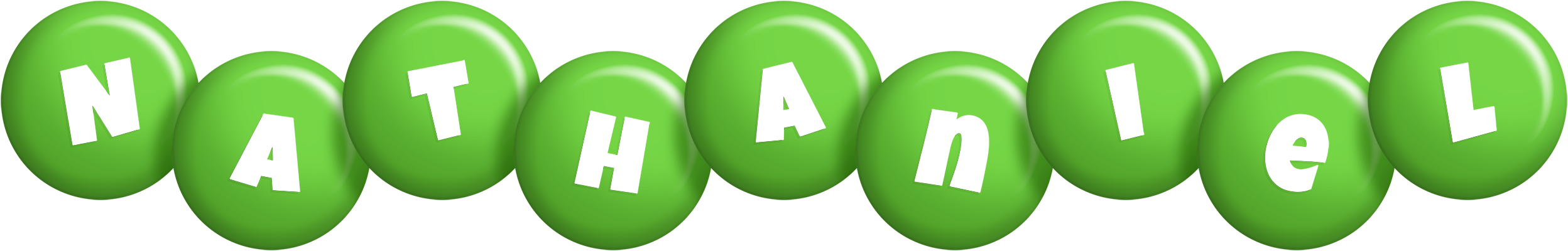 Nathaniel candy-green logo