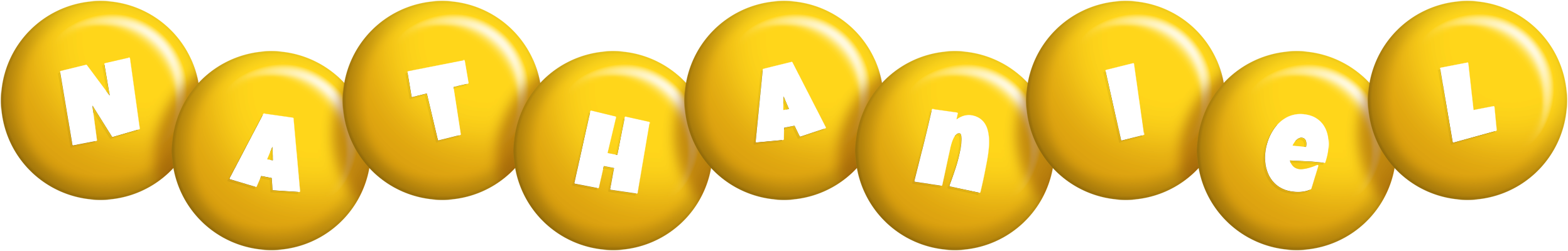 Nathaniel candy-yellow logo
