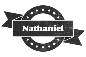 Nathaniel grunge logo