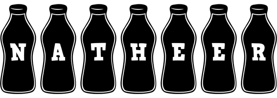 Natheer bottle logo