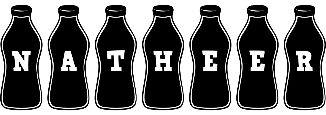 Natheer bottle logo