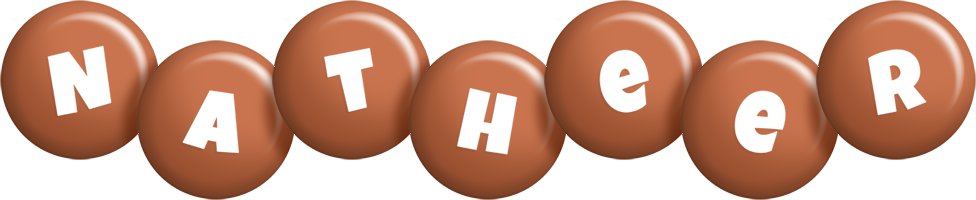 Natheer candy-brown logo