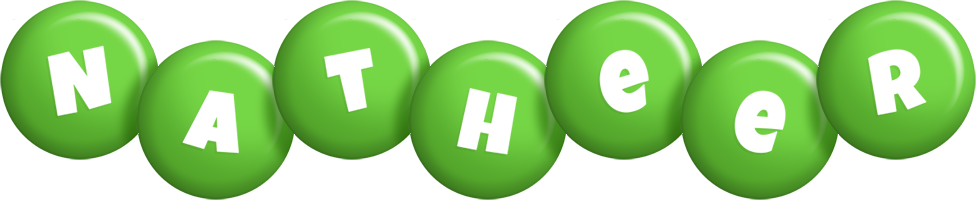 Natheer candy-green logo