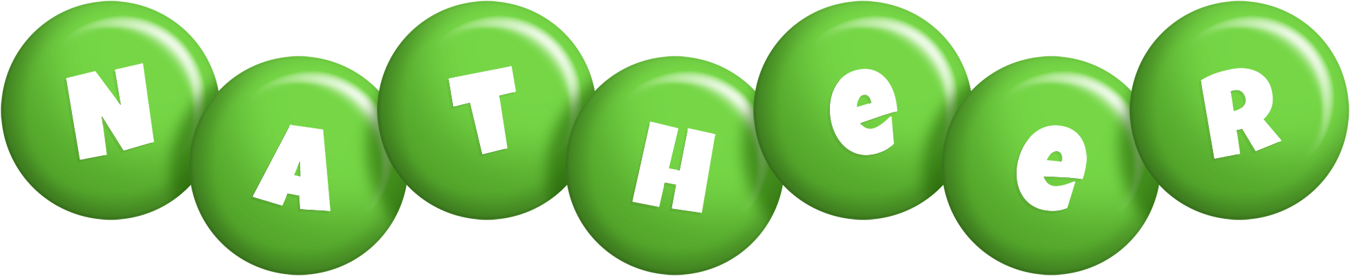 Natheer candy-green logo
