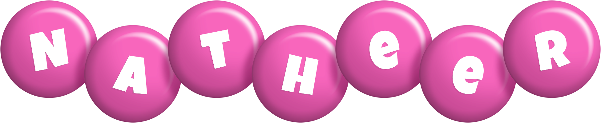 Natheer candy-pink logo