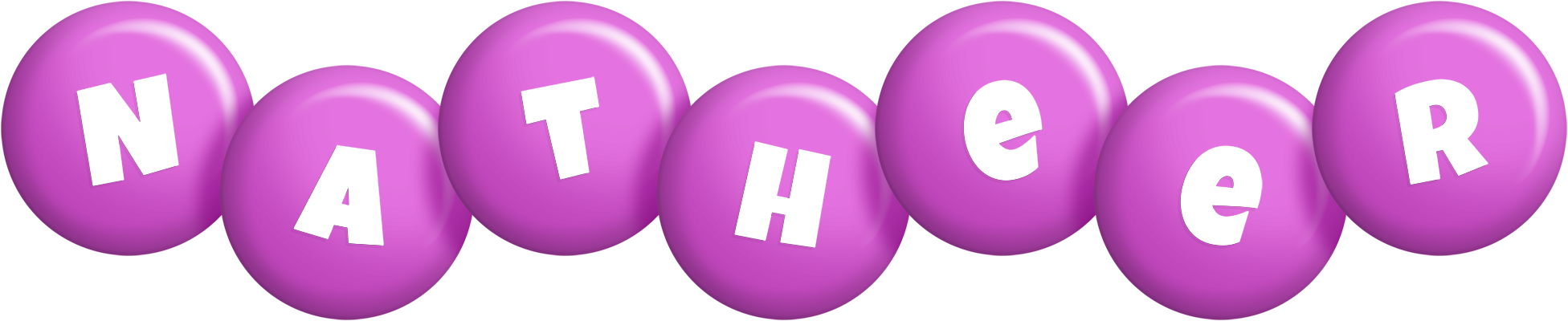 Natheer candy-purple logo