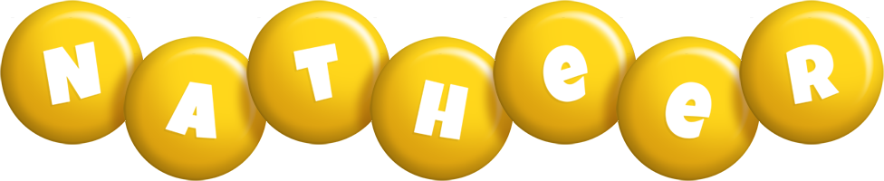 Natheer candy-yellow logo