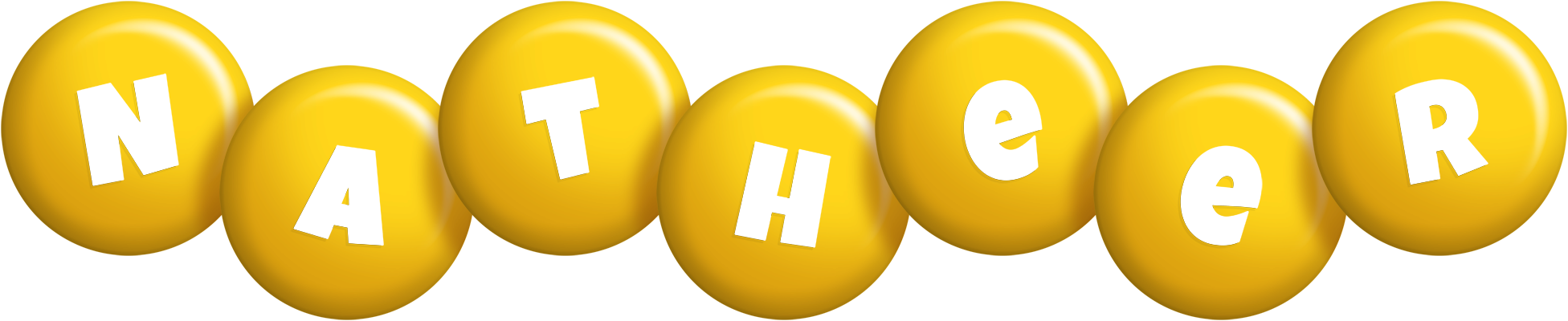 Natheer candy-yellow logo