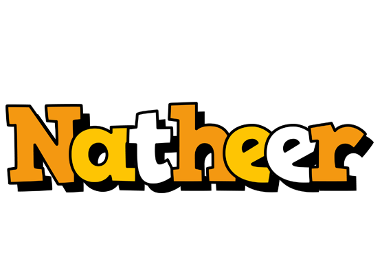 Natheer cartoon logo